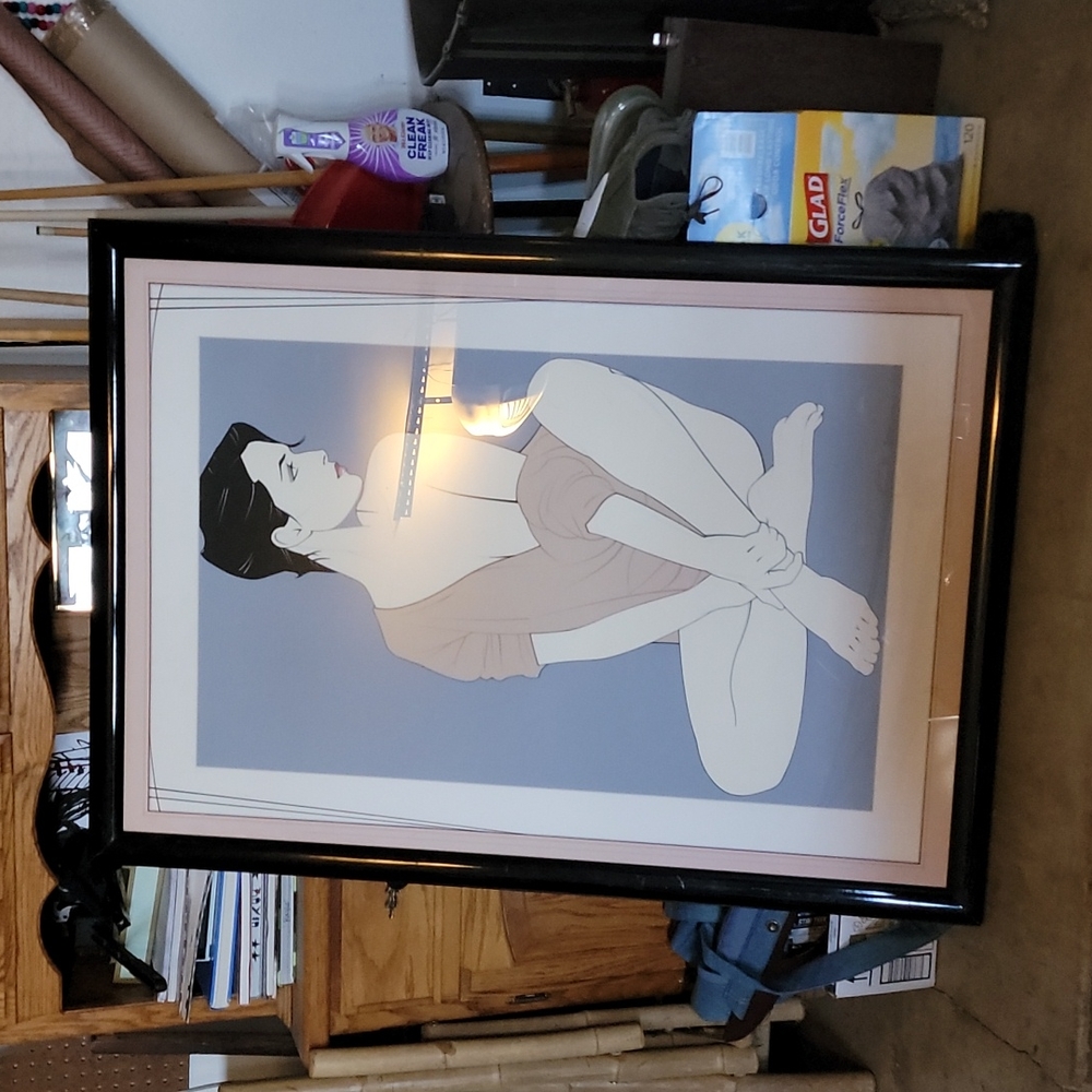 Patrick Nagel framed